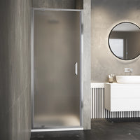 Porta doccia 100cm apertura a battente vetro 6mm opaco | Aruba