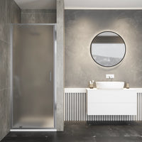 Porta doccia 70cm apertura a battente vetro 6mm opaco | Aruba 