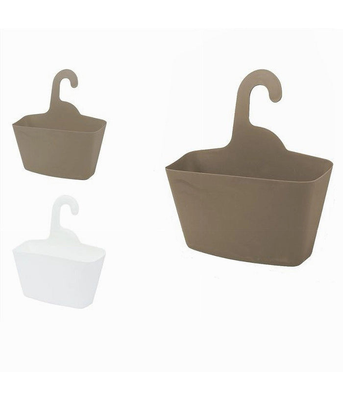 Porta Oggetti Cestino Con Gancio Appendere Doccia Bagno Casa Colori Vari 79460         