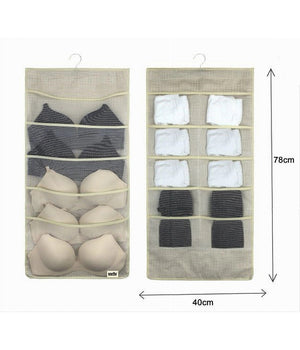 Porta Oggetti Organizer A Sospensione Con 5-10 Tasche In Tessuto 40 X 78cm 69731         