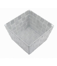 Porta Oggetti Organizer Bagno Camera Cucina In Tessuto Multiuso 20x20x13cm 79012         