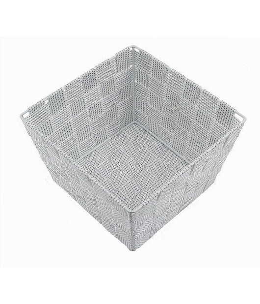 Porta Oggetti Organizer Bagno Camera Cucina In Tessuto Multiuso 20x20x13cm 79012         