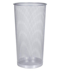 Porta Ombrelli Cesto Cestino Portaombrelli Metallo Traforato Casa Ufficio Silver         