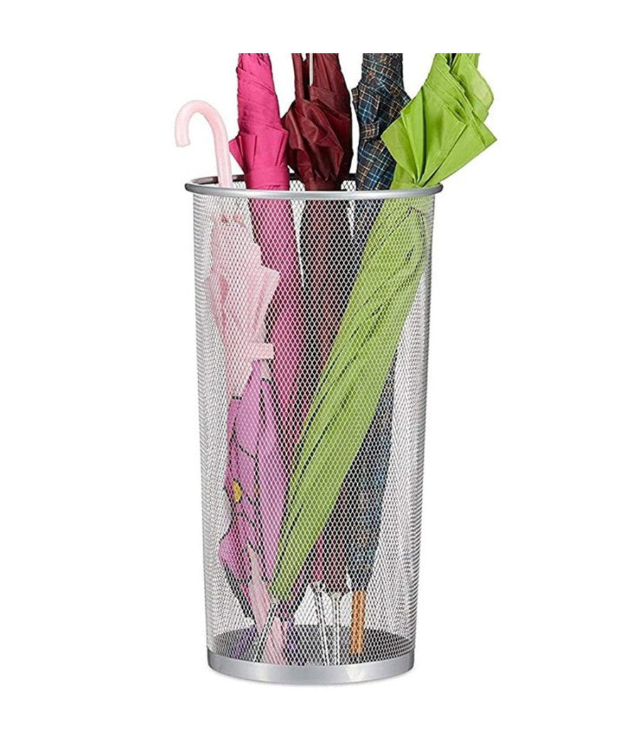 Porta Ombrelli Fatigati Cestino Traforato In Metallo Per Casa E Ufficio 27x50 Cm         