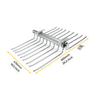 Porta pantaloni doppio estraibile per armadio., Cromato brillo, Acciaio e Tecnoplastica.
