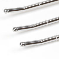 Porta pantaloni doppio estraibile per armadio., Cromato brillo, Acciaio e Tecnoplastica.