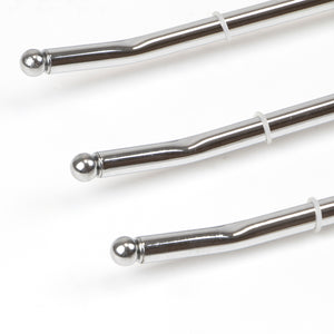 Porta pantaloni doppio estraibile per armadio., Cromato brillo, Acciaio e Tecnoplastica.