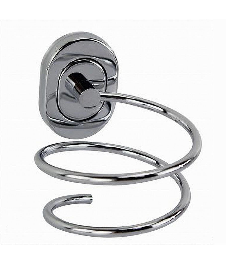 Porta Phon Asciugacapelli Bagno Fissaggio A Muro Parete Supporto Moderno 59110         