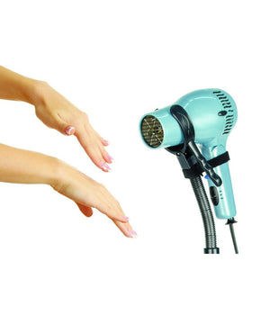 Porta Phon Asciugacapelli Da Terra 100 Cm Con Solida Base Per Parrucchiere         