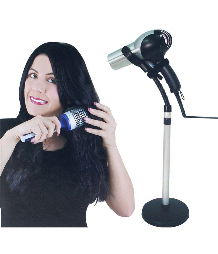 Porta Phon Asciugacapelli Da Terra 100 Cm Con Solida Base Per Parrucchiere         