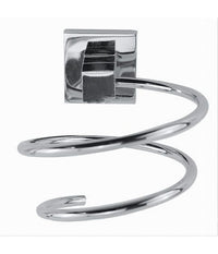 Porta Phon Asciugacapelli Moderno Doppio Fissaggio A Parete Bagno Square 59189         