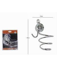 Porta Phon Asciugacapelli Supporto Montaggio A Parete Arredo Bagno Crystal 52833         