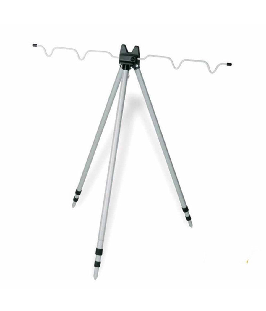 Porta Poggia Canne Tripode Treppiede Da Pesca Surf Casting Molo Porto Mare Lago         