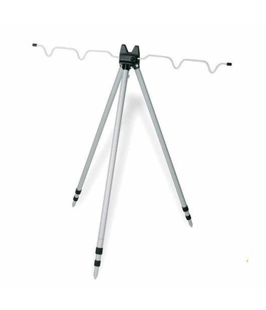 Porta Poggia Canne Tripode Treppiede Da Pesca Surf Casting Molo Porto Mare Lago         