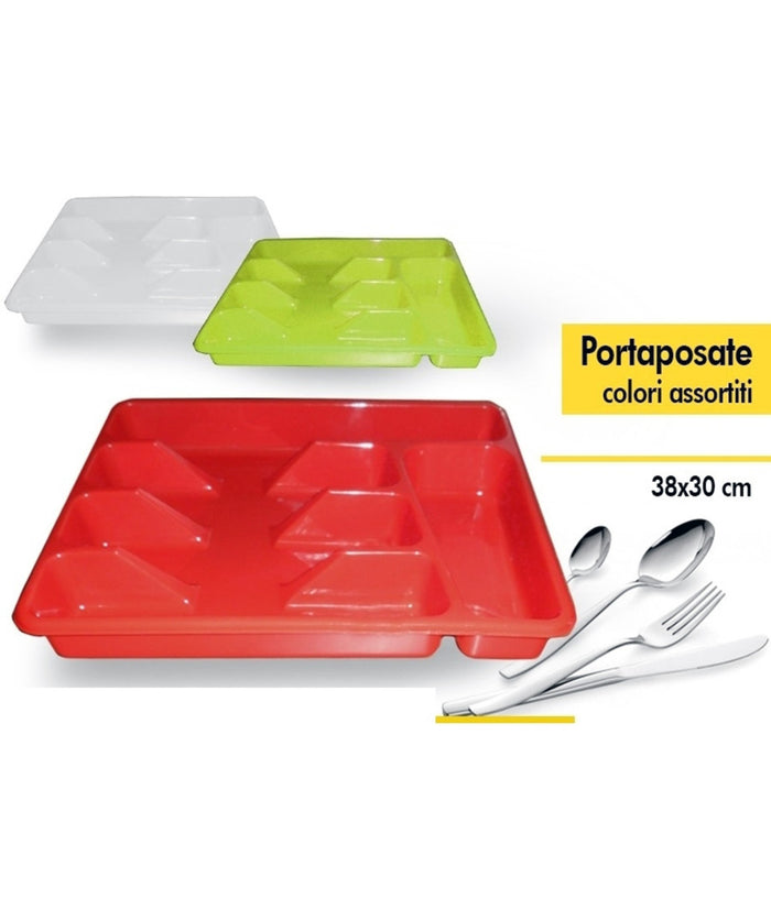 Porta Posate In Plastica 5 Posti Forchette Cucchiai Cucchiaino Coltelli Cucina         
