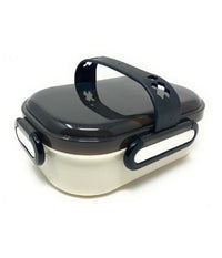 Porta Pranzo Termico Lunch Box Contenitore Con Vaschetta Estraibile Portavivande         