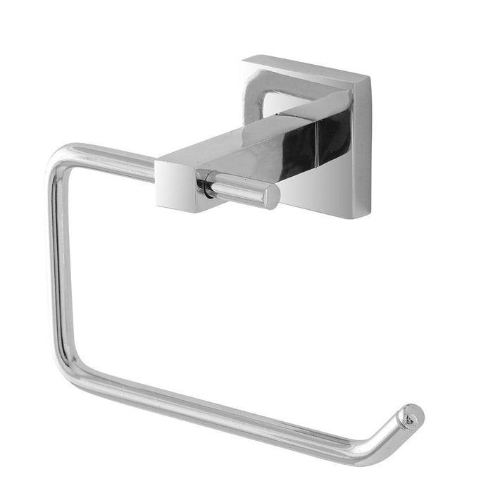 Porta rotolo a muro in metallo cromato Rock