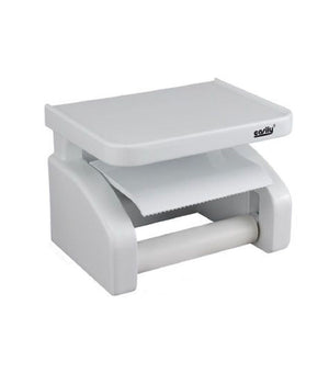 Porta Rotolo Carta Igienica Portarotolo A Ventosa Bianco Accessori Bagno 59544         