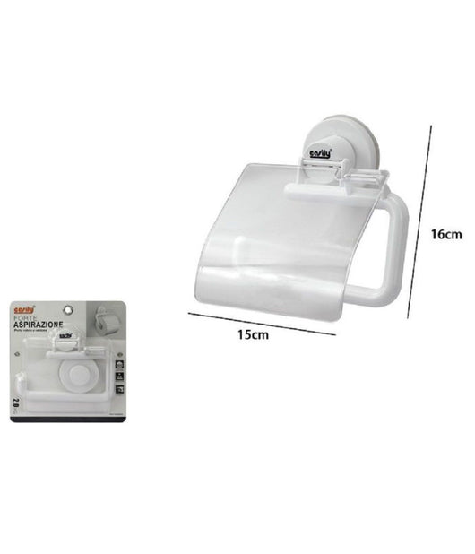 Porta Rotolo Carta Igienica Supporto Portarotolo A Ventosa Accessori Bagno 79159         