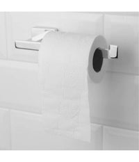 Porta Rotolo Moderno Da Muro In Acciaio Lucido 18cm Accessori Arredo Bagno 87217         