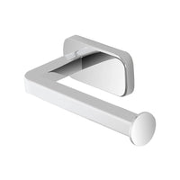 Porta rotolo wc a muro in acciaio inox con doppio fissaggio