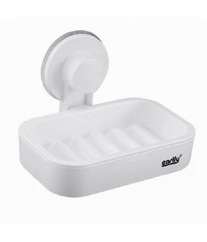 Porta Sapone Attacco A Ventosa Parete Accessorio Bagno In Plastica Mensola 59545         