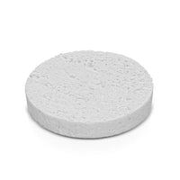 Porta sapone da appoggio bianco in resina effetto pietra Matera