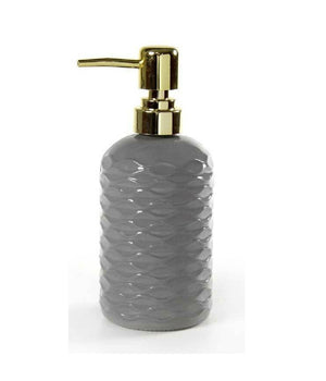 Porta Sapone Liquido Dosatore Onda Dispenser 7x19 Cm In Vetro Vari Colori 785436         