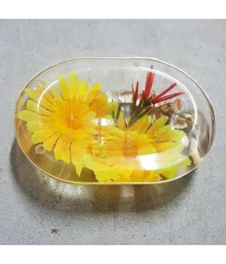 Porta Sapone Portasapone Decorato Fiore Girasole Bagno Accessorio 52379         