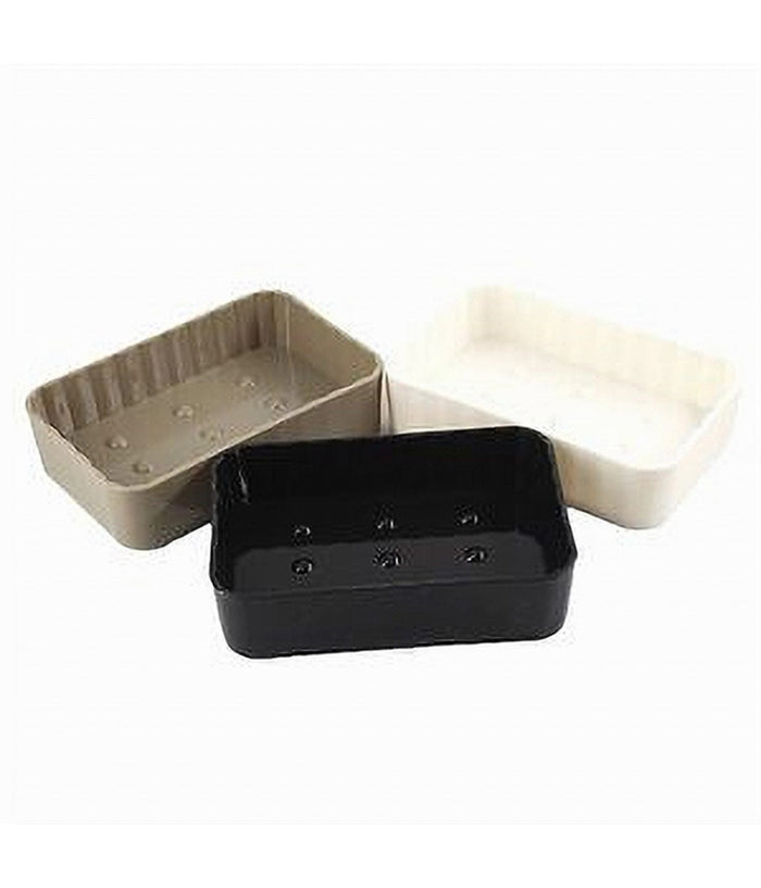 Porta Sapone Saponetta Accessorio Arredo Bagno Rettangolare Effetto Rigato 52383         