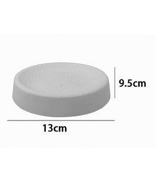 Porta Sapone Saponetta Accessorio Per Arredo Bagno Colore Bianco Lavorato 79176         