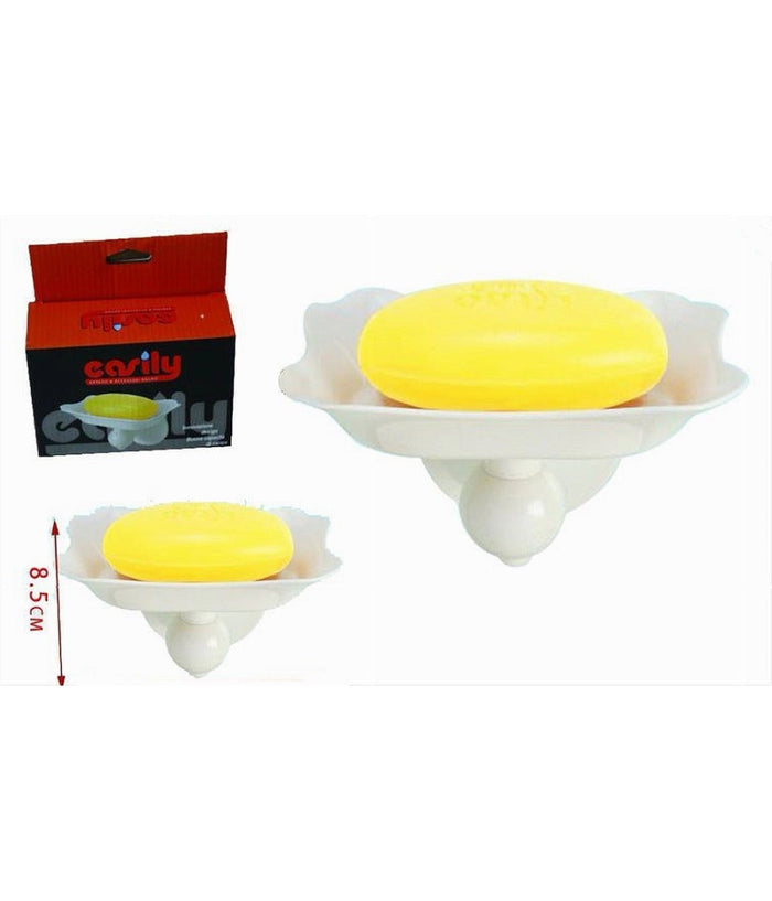 Porta Sapone Saponetta Attacco A Ventosa A Parete Accessorio Arredo Bagno 52168a         