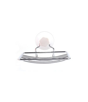 Porta Sapone Saponetta Con Attacco A Ventosa A Parete Per Bagno In Acciaio         