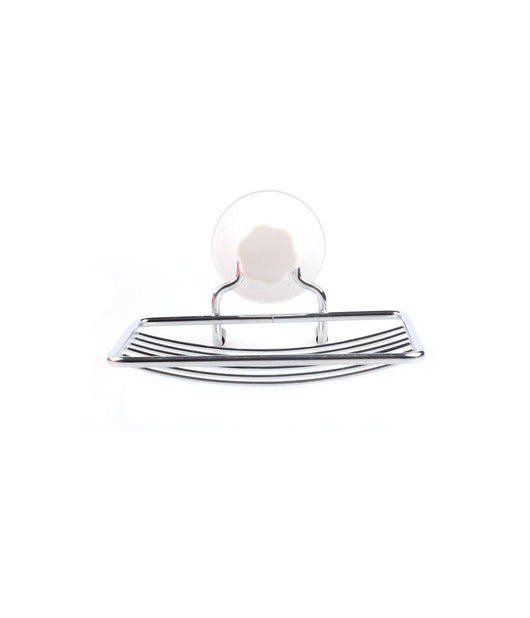 Porta Sapone Saponetta Con Attacco A Ventosa A Parete Per Bagno In Acciaio         