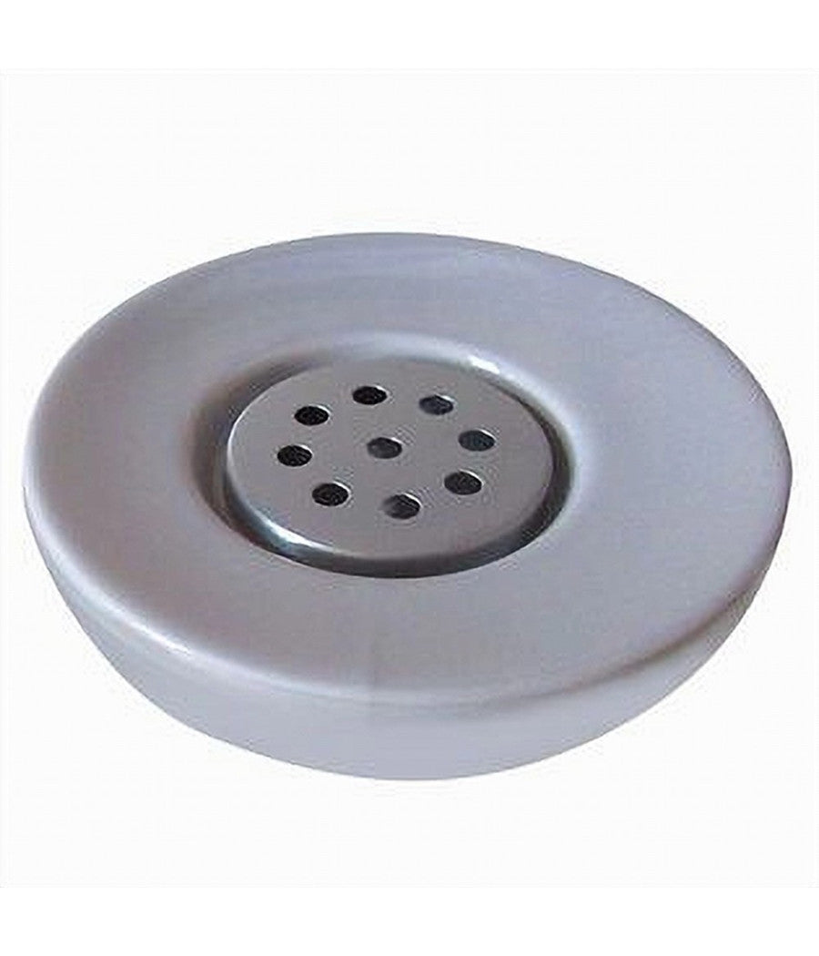 Porta Sapone Saponetta In Ceramica Con Piastra Accessorio Arredo Per Bagno 59874         