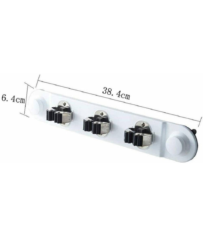 Porta Scope Da Muro Salva Spazio Supporto 3 Posti Cucina Casa Pulizia 59557         