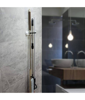 Porta Scope Da Muro Salva Spazio Supporto 3 Posti Cucina Casa Pulizia 59557         