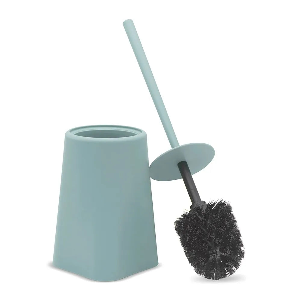 Porta scopino bagno da appoggio acquamarina in abs Tender