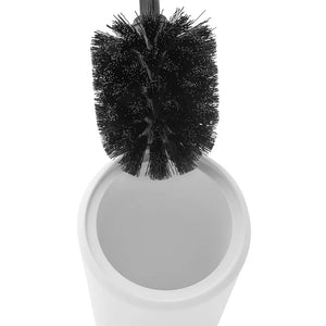 Porta scopino bagno da appoggio bianco in abs Tender