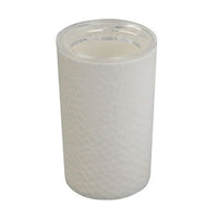 Trade Shop - Porta Spazzolini Bicchiere Accessorio Bagno Bianco 3 Fori Portaspazzolini 79778 -