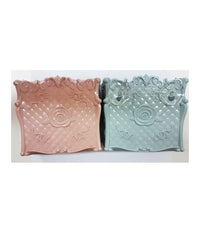 Porta Spazzolino 2 Vaschette Spazzolini Dentifricio Con Ventosa Accessori Bagno         