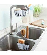 Porta Spugne Organizzatore Portaoggetti Lavello Cucina Salvaspazio 2 Scomparti         