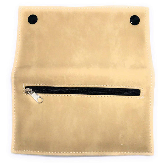 Trade Shop - Porta Tabacco Astuccio Pouch Cartine Filtri In Ecopelle Custodia Borsello Cuciture -
