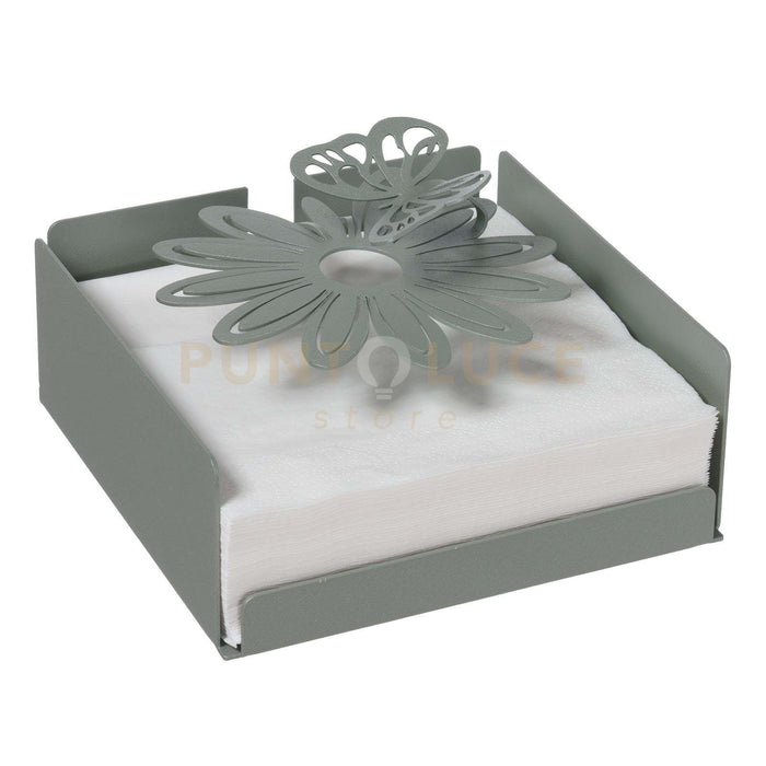 porta tovaglioli margherite Giada in Ferro 17x17x12cmh