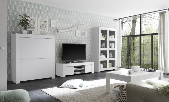 Mobile porta tv laccato bianco opaco, ZLCFIPTV