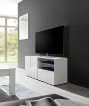Mobili tv bianchi, porta tv ad un anta e un cassetto ZLCMS-PTV1A1CBI