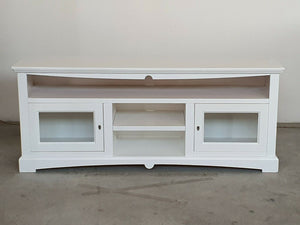 Mobile porta tv goccia 170*46*69h, legno, laccato bianco arte povera - Mobili 2G