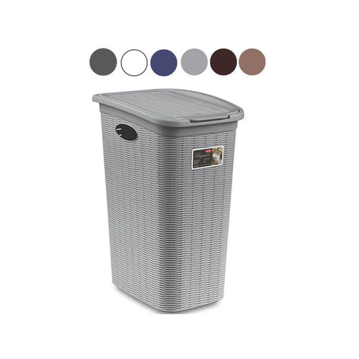 Portabiancheria Elegance Slim Grigio 36 Stefanpl