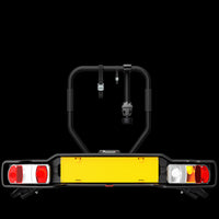 668N Portabici da gancio traino Siena 2 bici