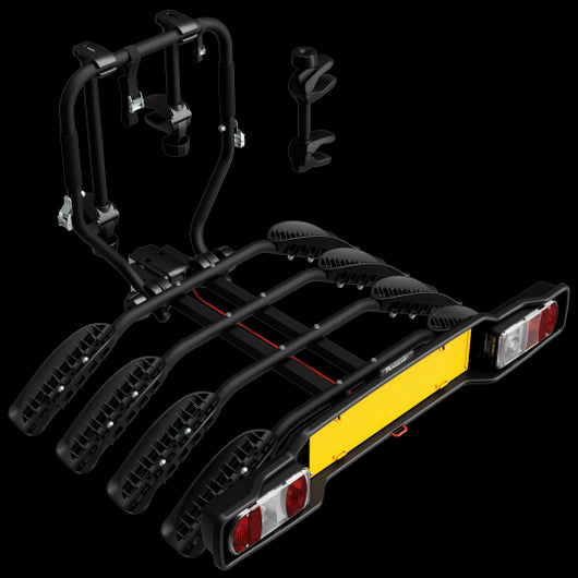 668/4N Portabici da gancio traino Siena 4 bici